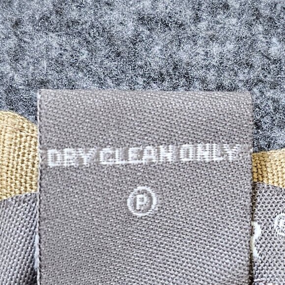 Kenar Pants Womens Sz 16 Linen Blend‎ Brown Embroidered Floral Wide Leg Side Zip - Picture 16 of 16